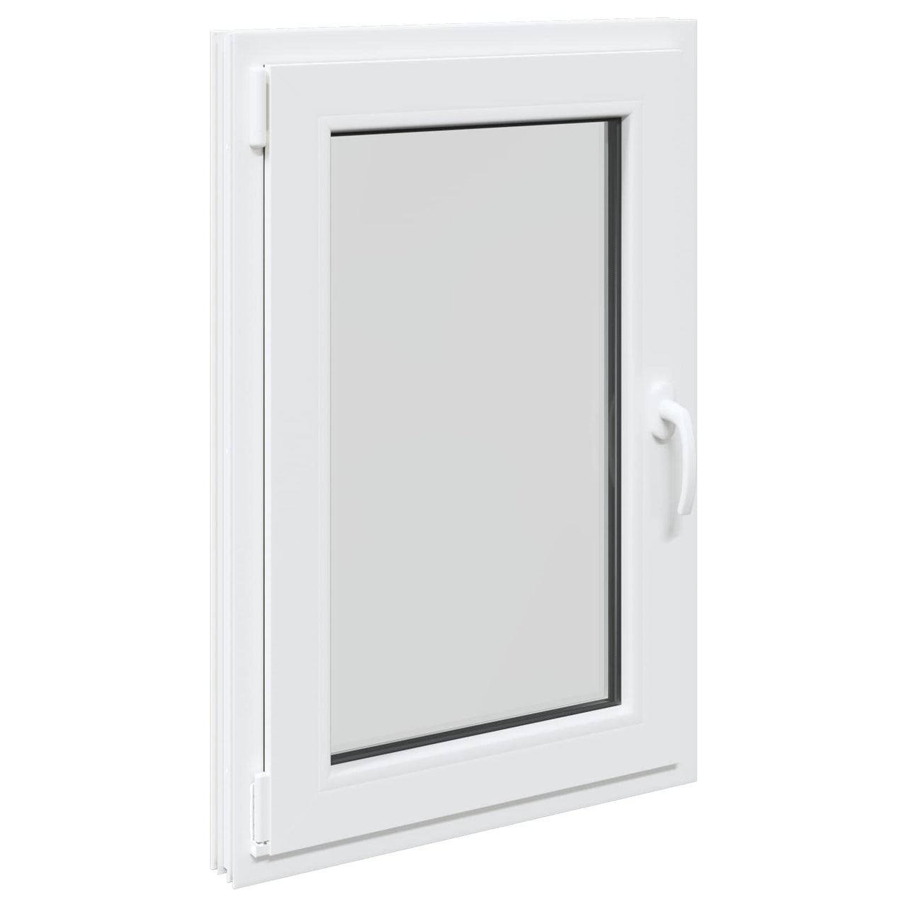 Ventana de sótano RISOR 60 x 80 cm PVC y vidrio Blanco