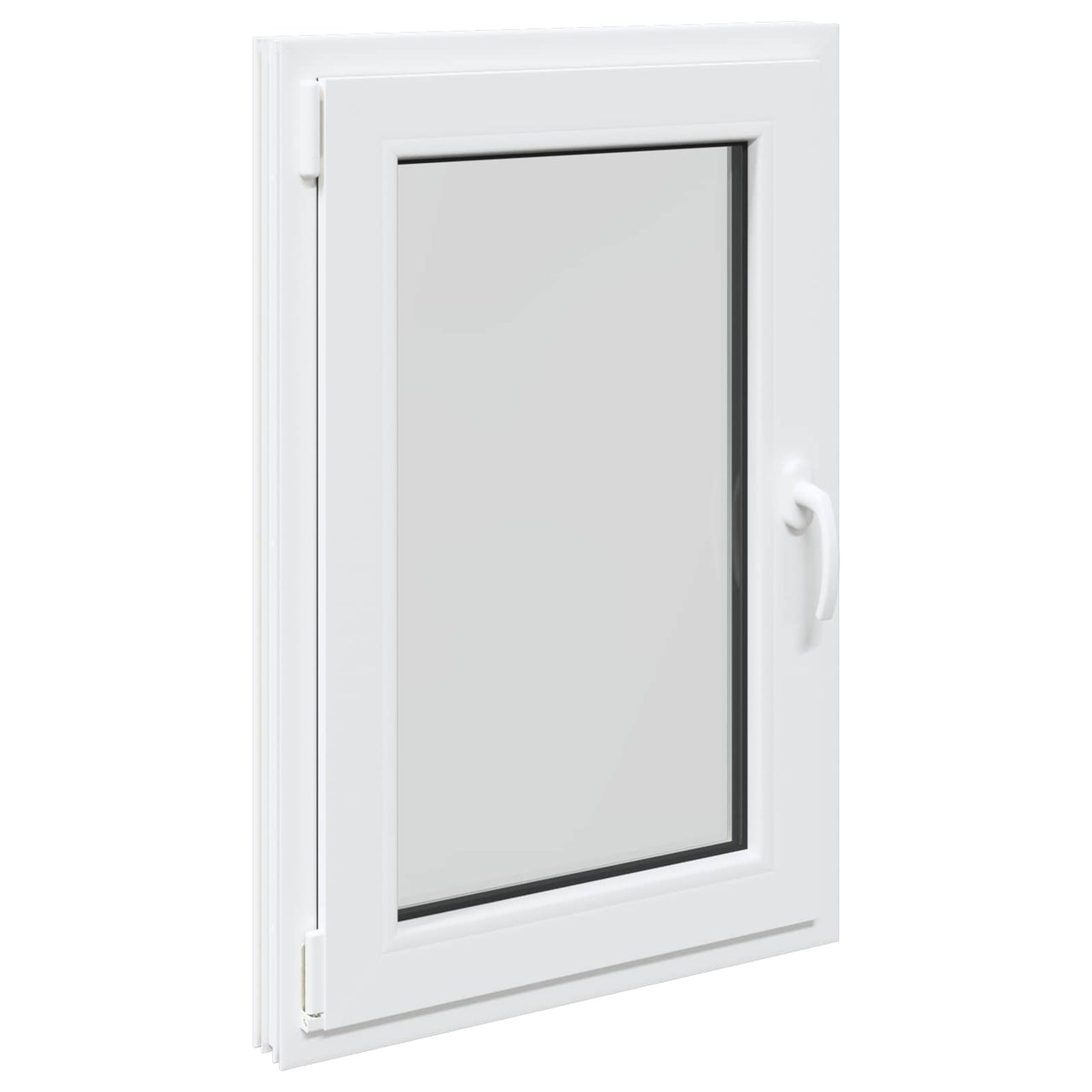 Ventana de sótano RISOR 60 x 100 cm PVC y vidrio Blanco