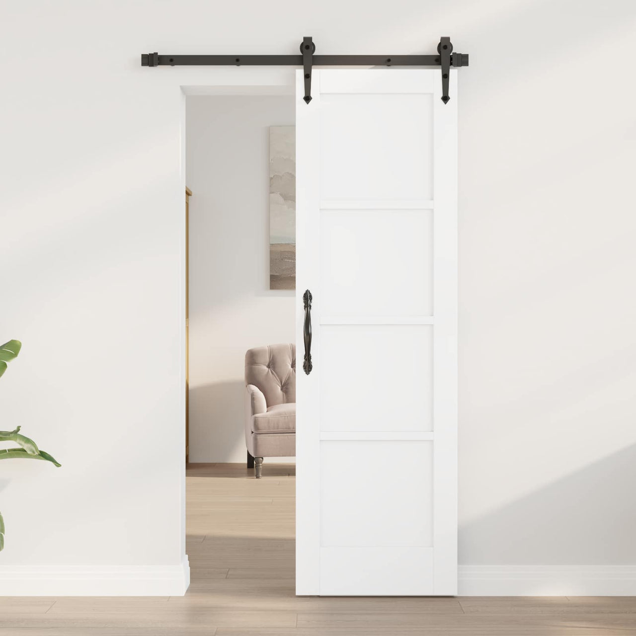 Puerta Interior Blanco 61 x 198,5 cm Madera contrachapada