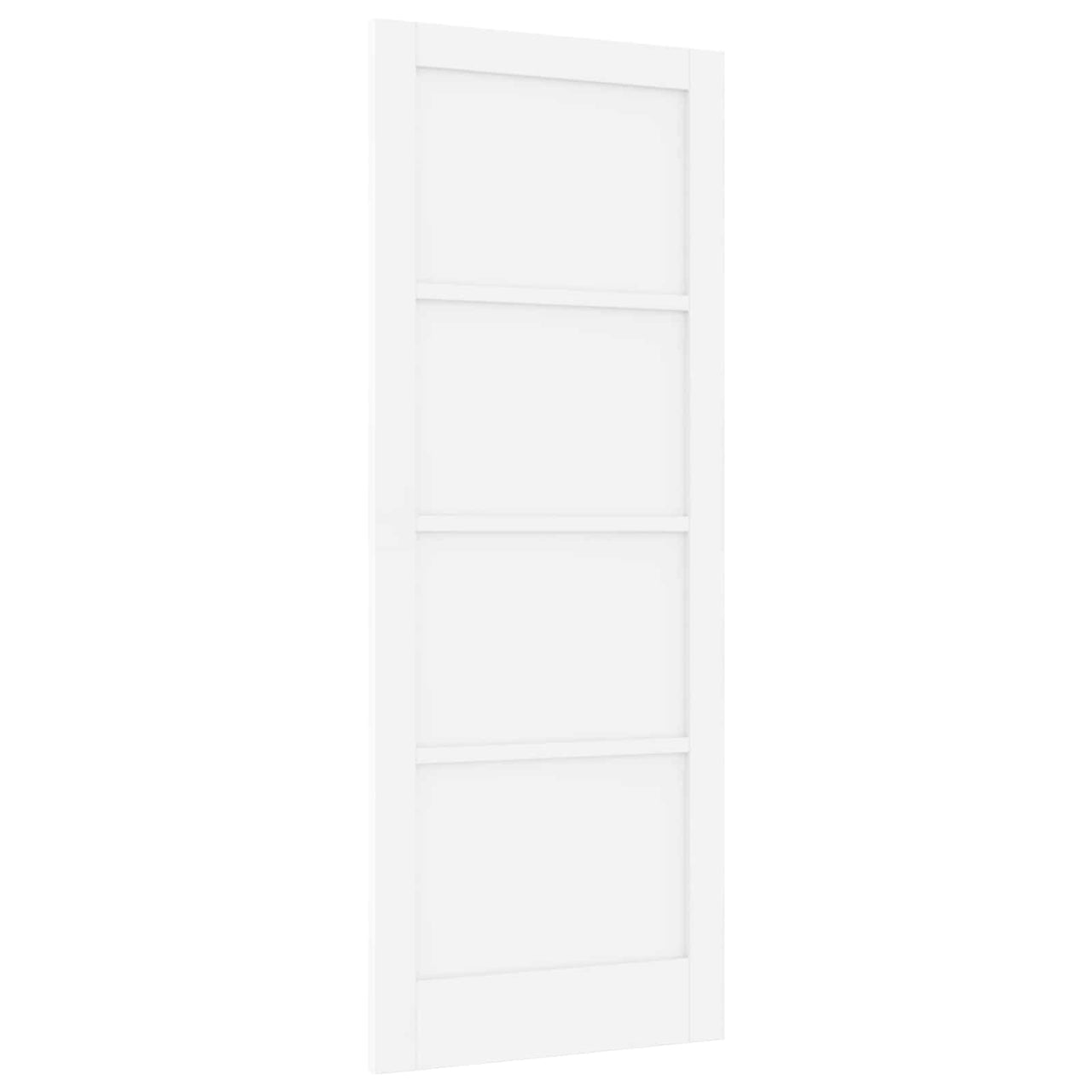 Porte intérieure blanche 83 x 211 cm en bois contreplaqué 
