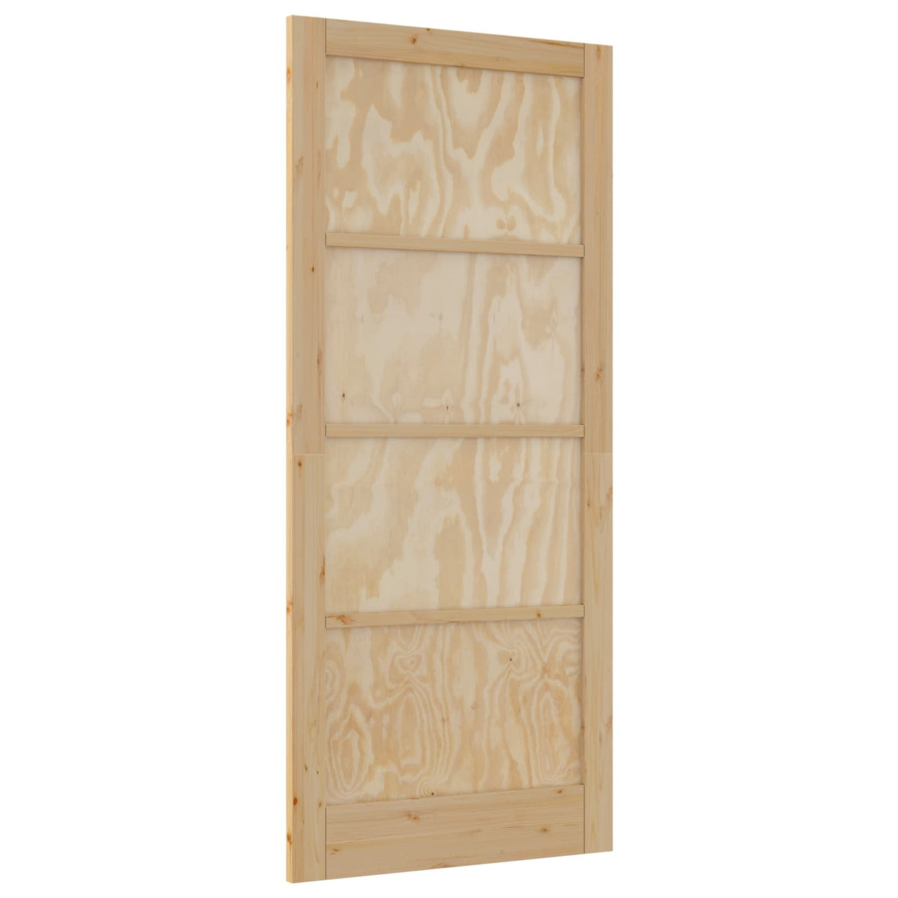 Porte intérieure naturelle 93 x 211 cm en contreplaqué 