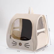 Pet Carrier Backpack, Travel Bag for Small Dogs and Cats, Breathable Mesh Car & Outdoor Carrier - Vetonek