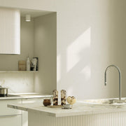 Ambiente cocina con suelo hidráulico Amalfi Blanco - Vetonek