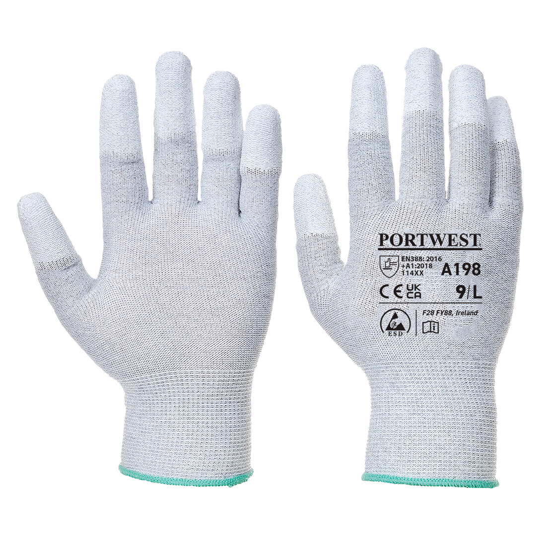 Guante Antiestático con Puntas Recubiertas de PU Vetonek