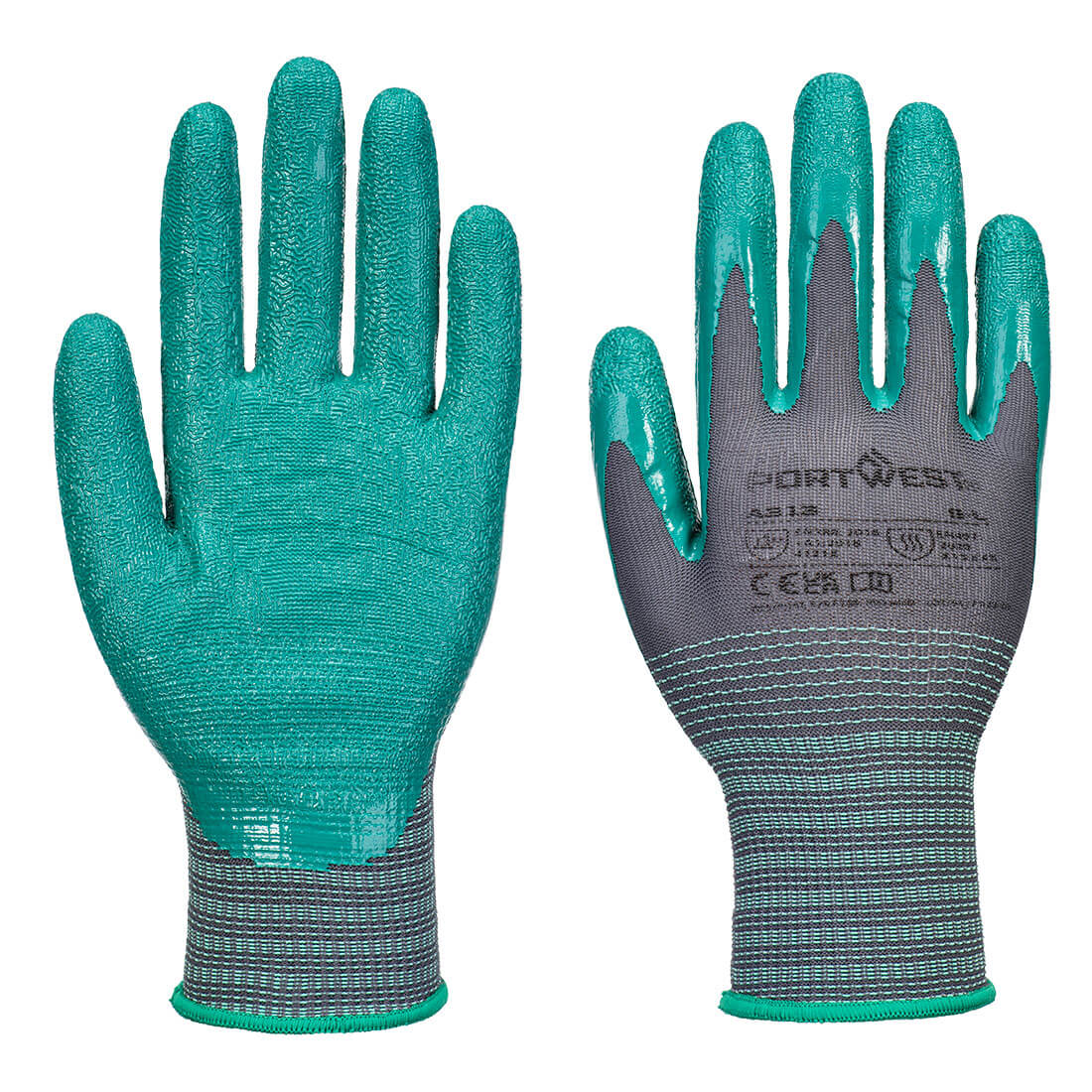 Guante Grip 15 Nitrilo Rugoso (Pk12) - Resistencia y Agarre Vetonek