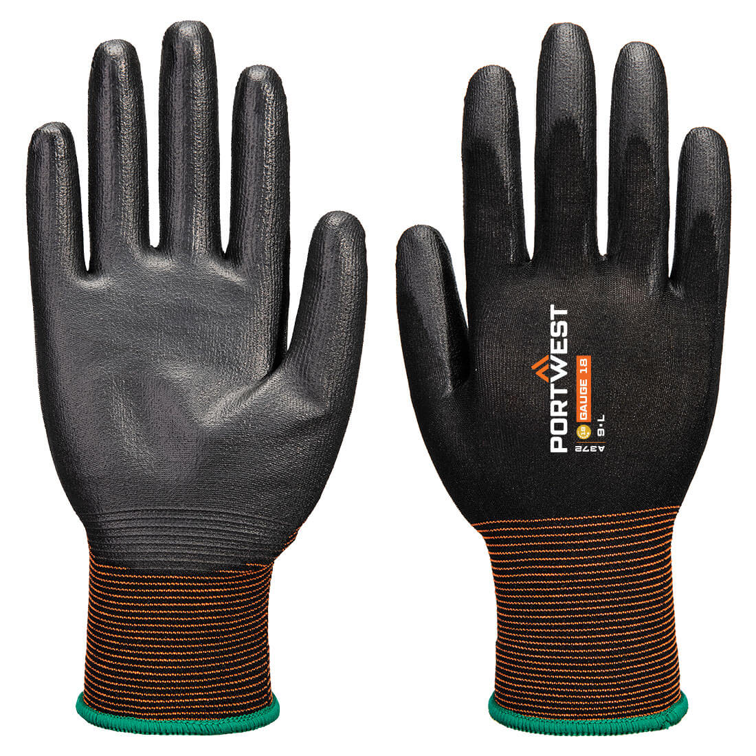 Guante GP Grip 18 PU Negro - Portwest A372