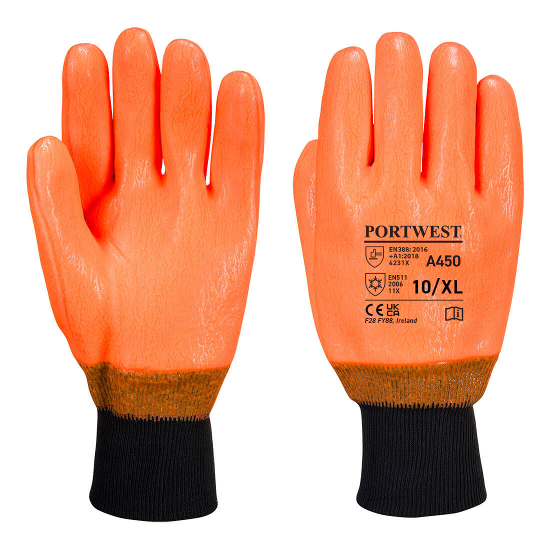 Guante de alta visibilidad impermeable para condiciones extremas Vetonek