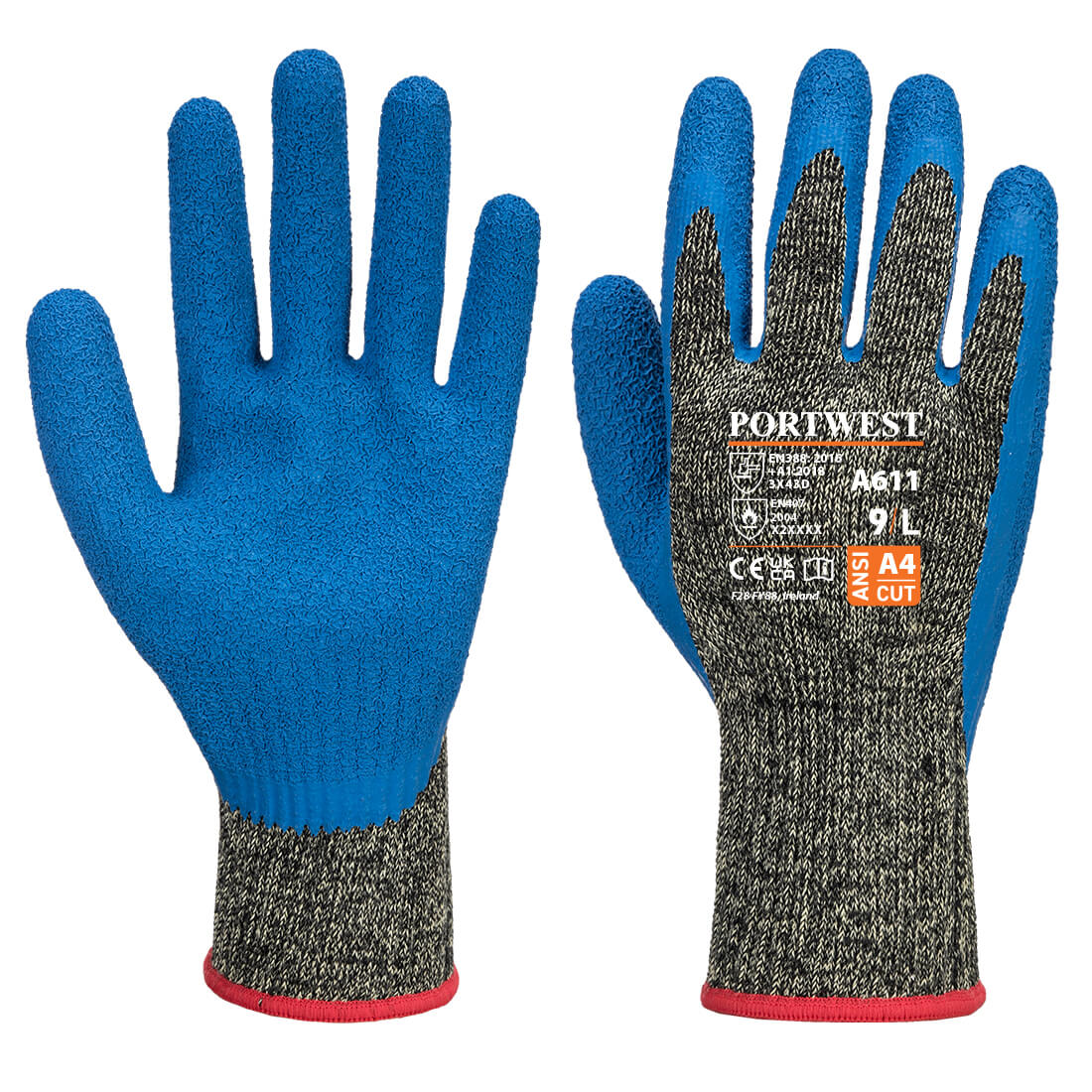 Guante látex anti-corte Aramid HR Vetonek