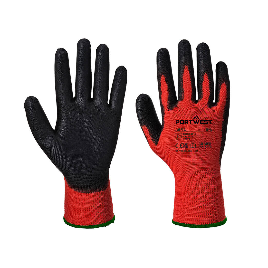 Guante PU Rojo - Resistencia y Dexteridad en un Solo Producto Vetonek