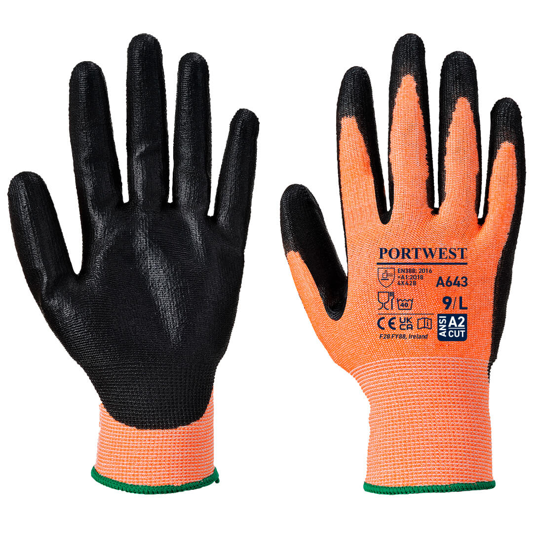 Guante Amber Cut - Protección y agarre con nitrilo Vetonek