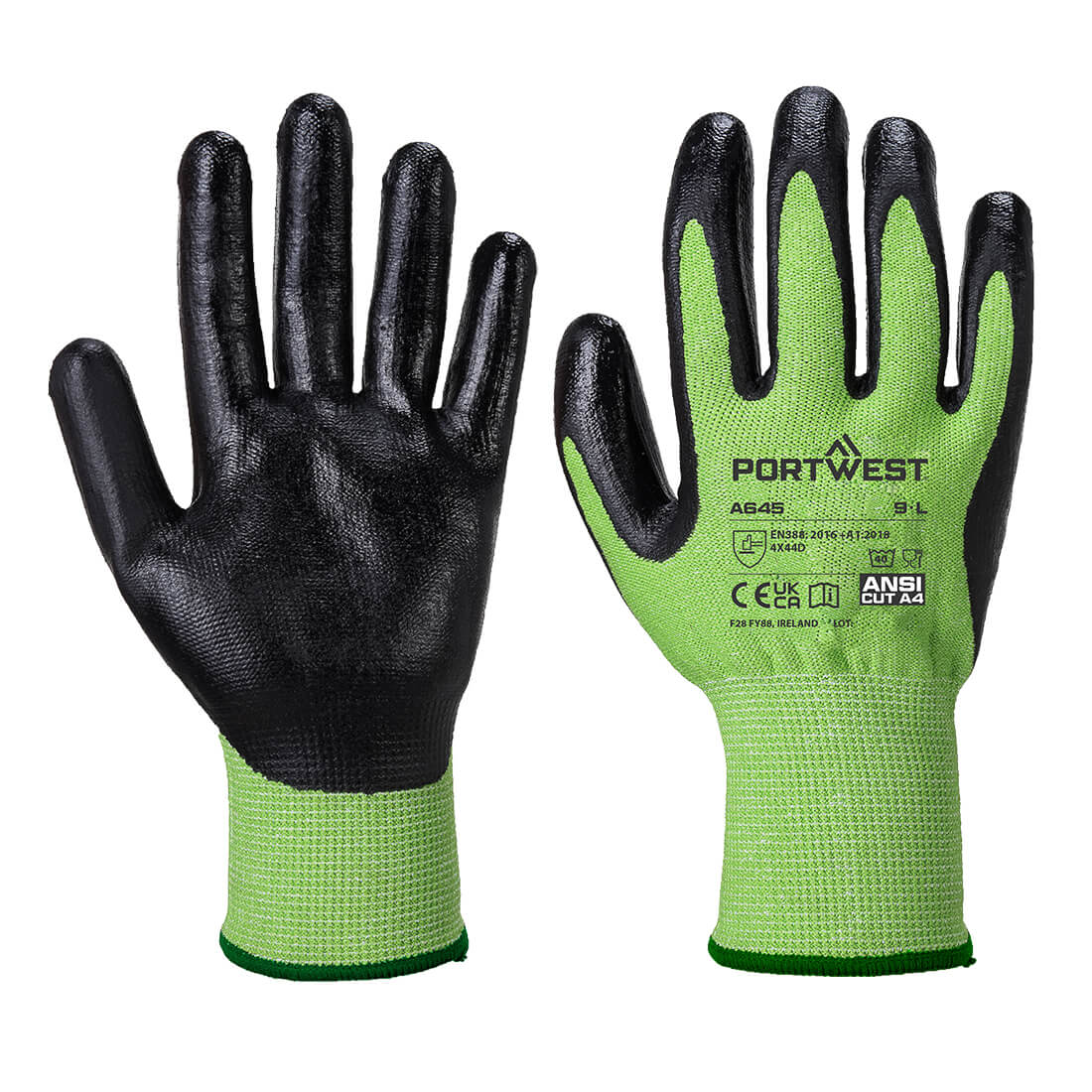 Guante Green Cut con Espuma de Nitrilo - Alta Protección y Comodidad Vetonek