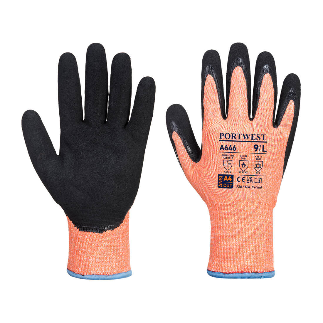 Guante de Nitrilo Vis-Tex Winter Cut D13 - Protección Térmica y Anticorte Vetonek