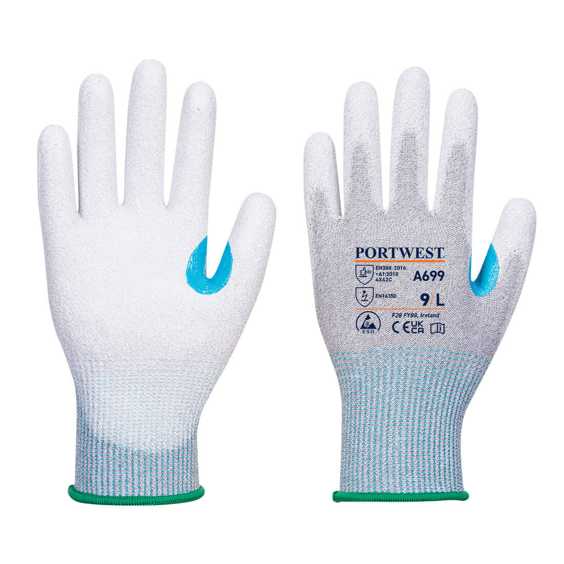 Guante MR13 ESD Palma PU - Pack de 12 Vetonek