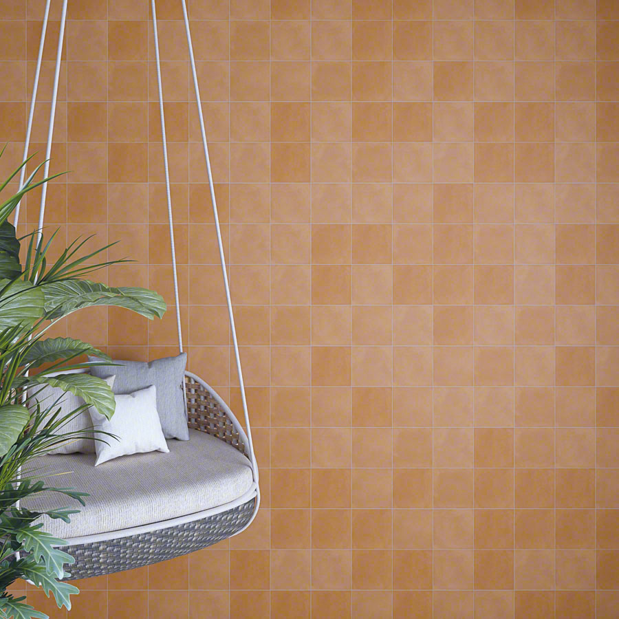 Ambiente con suelo vintage Brescia Ámbar - Vetonek