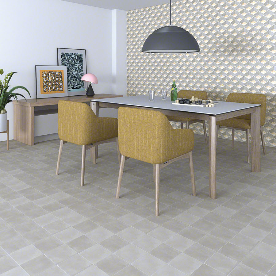 Ambiente con suelo vintage Brescia Humo y Bedizzole - Vetonek