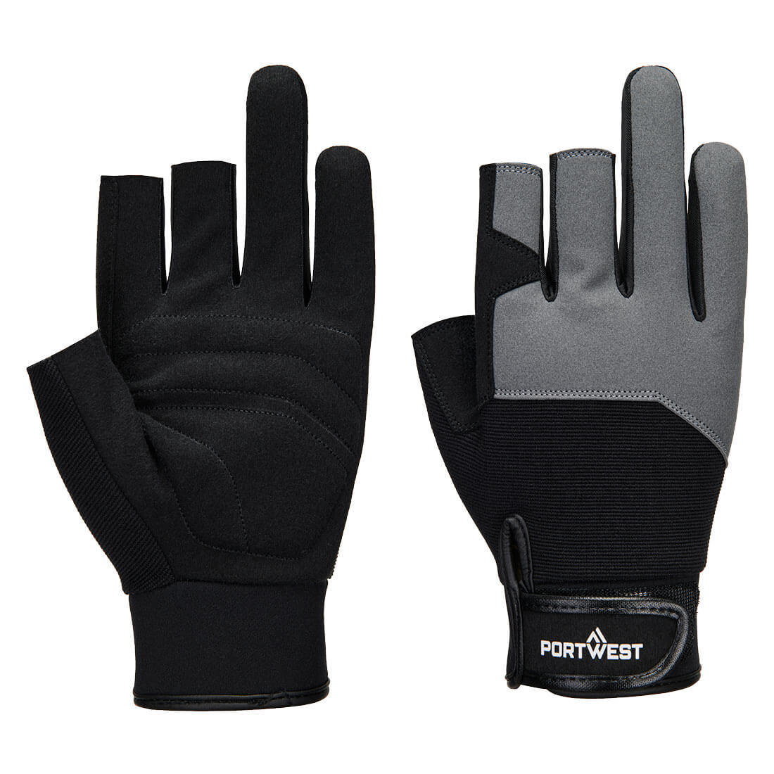 Guante sin dedos Mechanic 251 Negro - Portwest A741