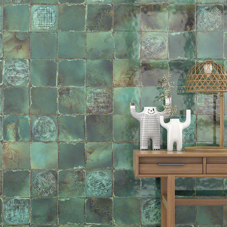 Cocina con azulejo Volterra Peccioli Jade - Vetonek
