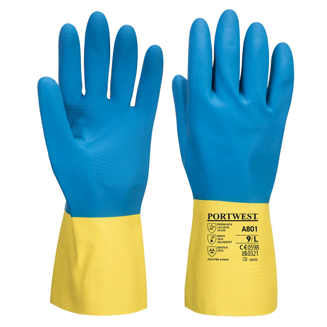 Gant en latex à double couche : protection et adhérence supérieures Vetonek