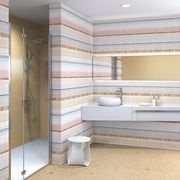 Baño con azulejo artesanal Perugia diseños Assisi, Deruta y Todi - Vetonek