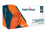 Guante desechable naranja HD (pack 100) Naranja - Portwest A930