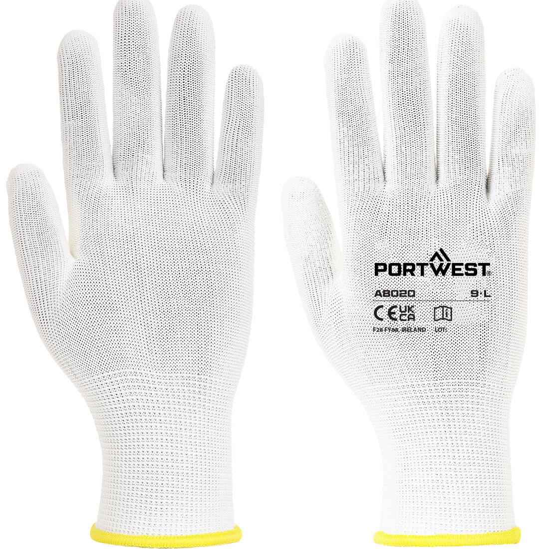Guante Assembly (360 pares) Blanco - Portwest AB020