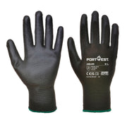 Guante con palma de PU (Pack 288 pares) Negro - Portwest AB129
