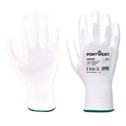 Guante con palma de PU (Pack 288 pares) Blanco - Portwest AB129