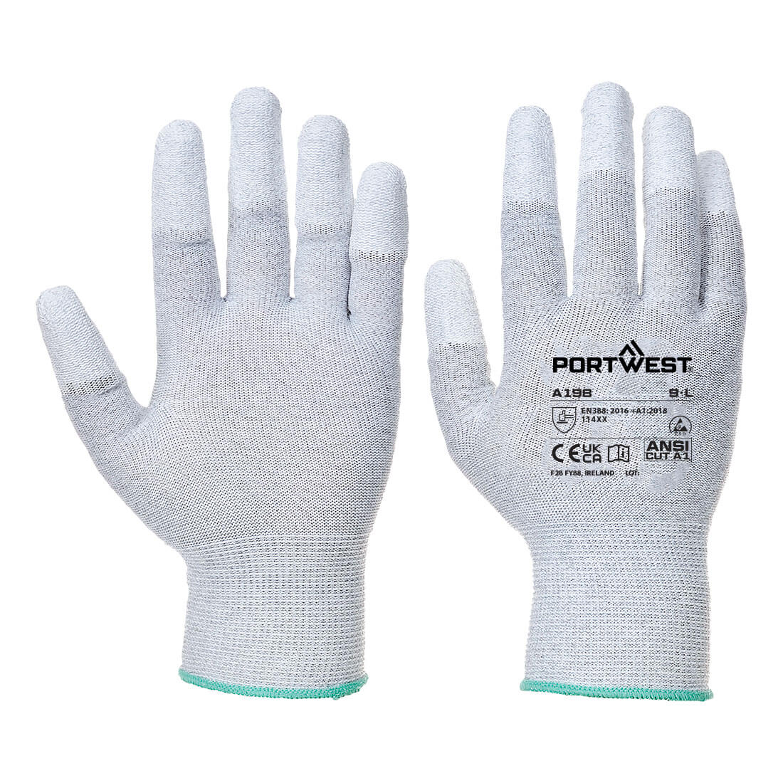 Multipack esencial ESD 13 con puntas de PU Gris - Portwest AB198