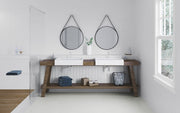 Limoux Blanco mate 33x100 ambiente