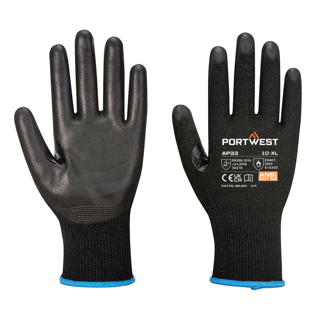 Guante LR15 de PU Touchscreen PK12 - Confort y Precisión Vetonek
