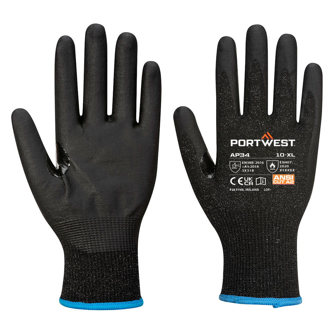 Guante LR15 de Espuma de Nitrilo Touchscreen PK12 Vetonek