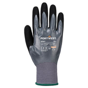 Grip 15 guante de espuma de nitrilo para pantallas táctiles Gris/Negro - Portwest AP37