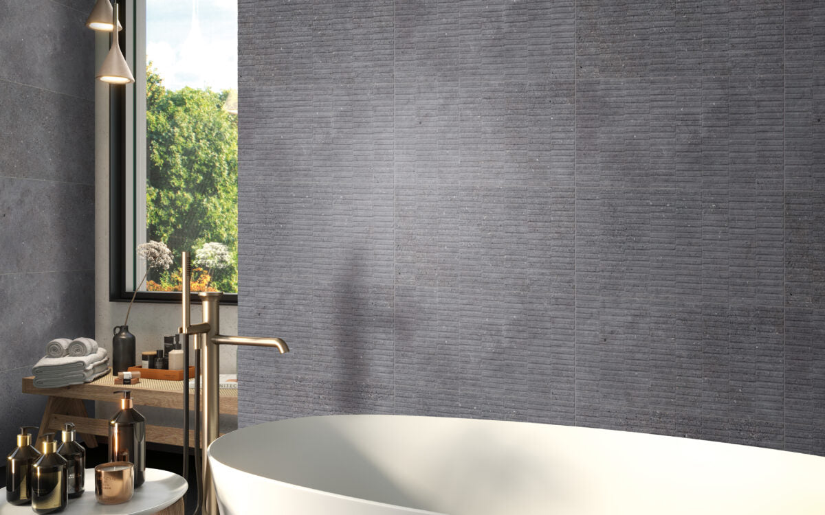 Mulhouse oscuro relieve 30x60 – detalle
