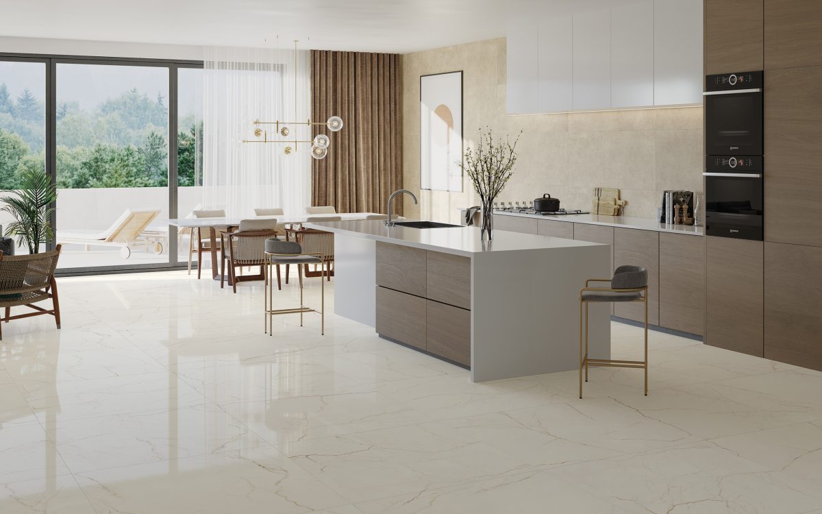 Laval Crema 60x120 ambiente interior