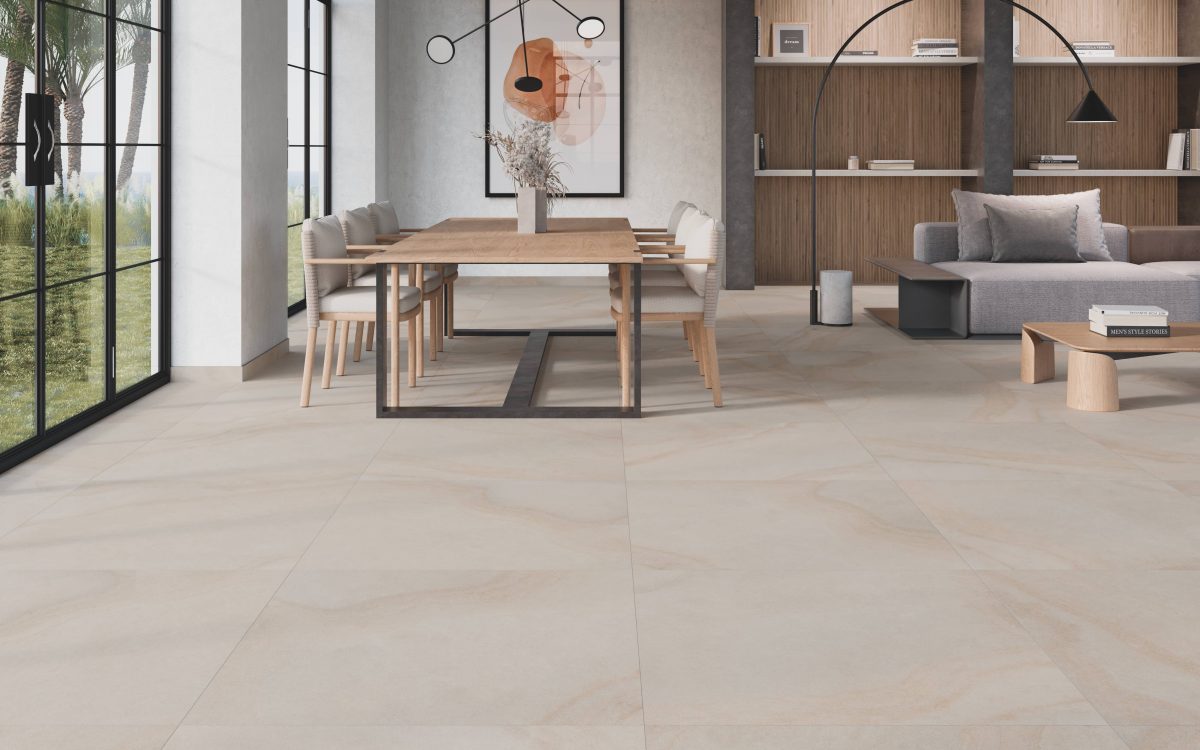 Menton arena 100x100 en salón