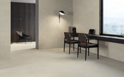 Noyon Crema 100x100 ambiente interior