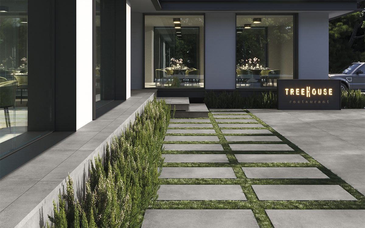 Narbonne Gris 60x120 20 mm en terraza