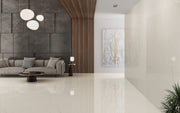 Provins Oro 120x120 pulido en salón