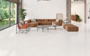 Sète Marfil 120x120 pulido en salón