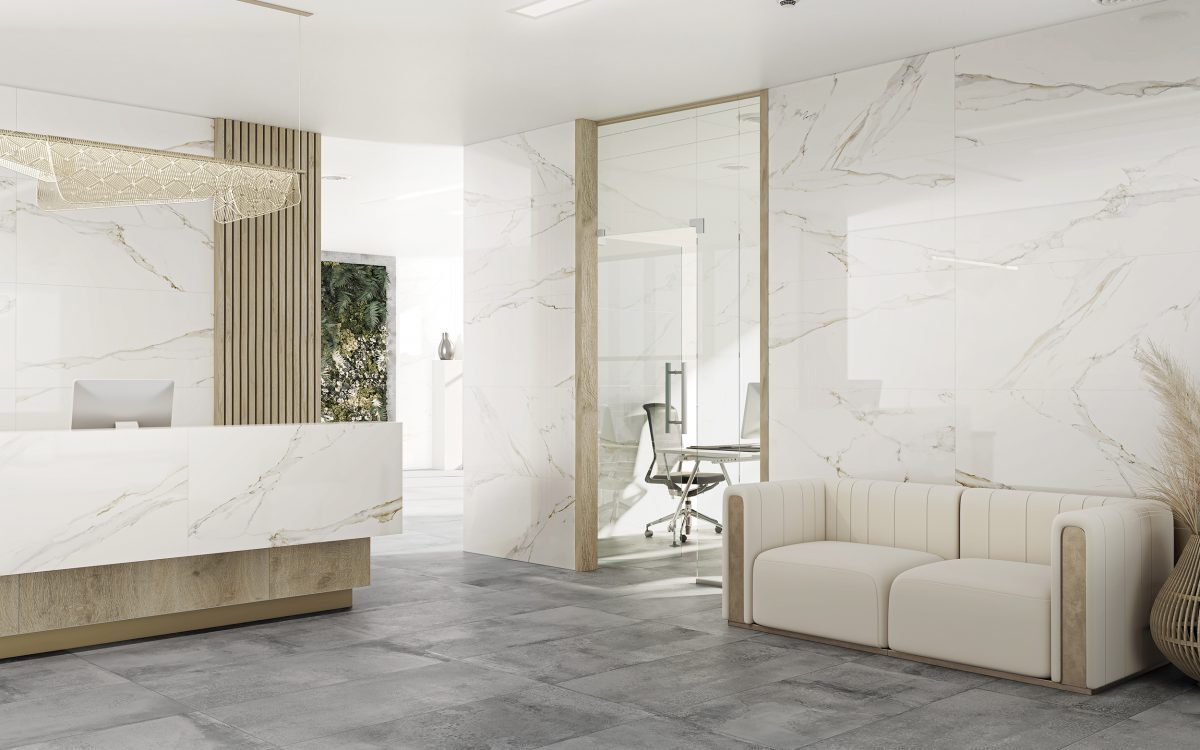 Vichy Blanco 60x120 ambiente interior