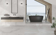 Menton blanco 100x100 en baño