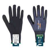 Guante SG Cut C15 Nitrile (Envase expositor) Azul/Negro - Portwest APR18