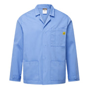 Chaqueta antiestática ESD para laboratorio Azul Hamilton - Portwest AS18