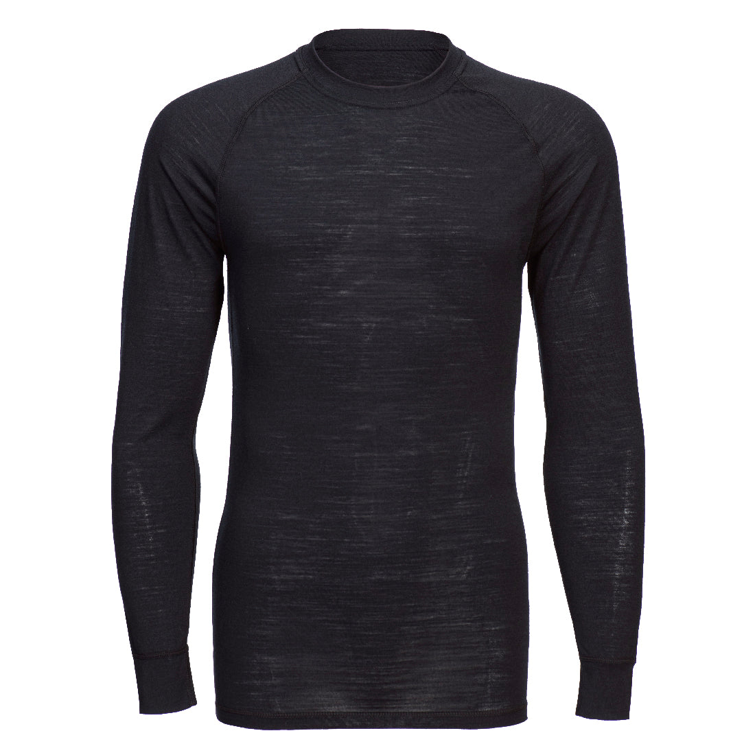 Camiseta de Lana Merino de Manga Larga y Cuello Redondo Vetonek