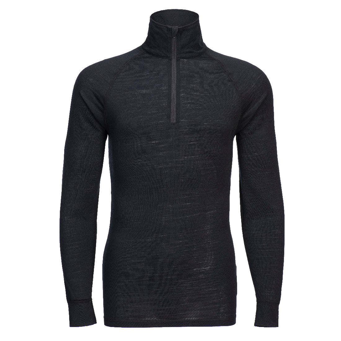 Camiseta de Lana Merino con Cremallera 1/4 Vetonek