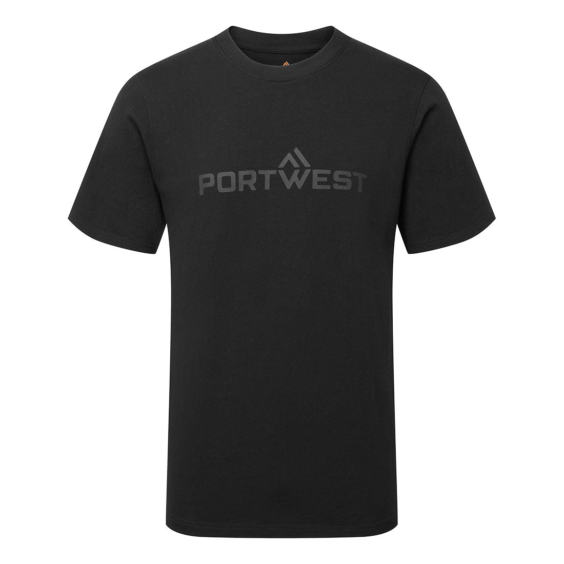 Camiseta de manga corta Portwest Cotton Negro - Portwest B198