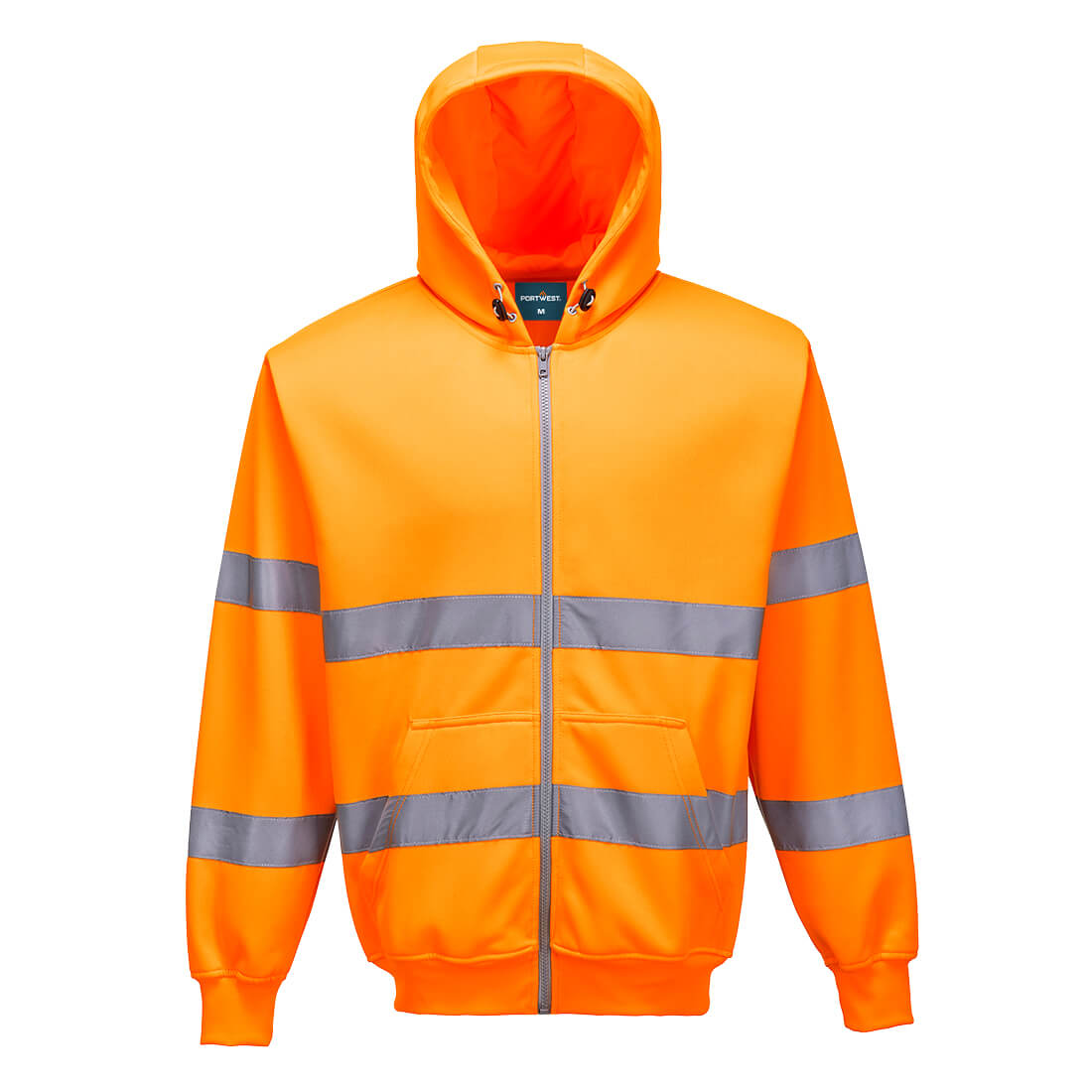 Sudadera de Alta Visibilidad con Capucha y Cremallera - Versatilidad y Estilo Vetonek