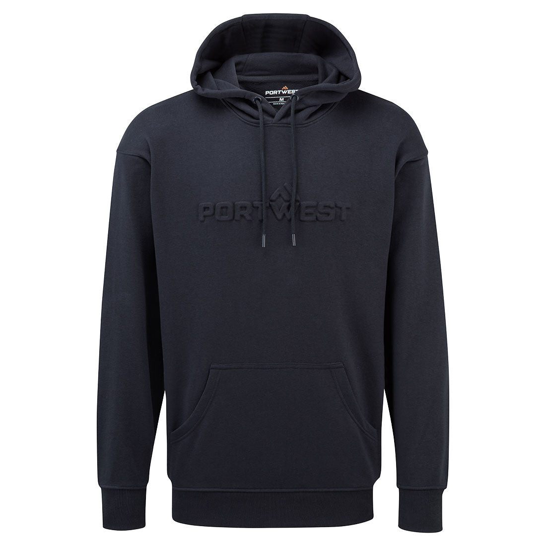 Sudadera con capucha con Portwest en relieve Azul marino - Portwest B331
