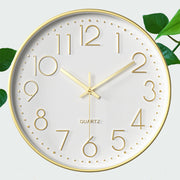 8-inch 20cm Wall Clock, 3D Quartz Wall Clock for Living Room, Hanging Wall Clock, Wall Mounted Clock - Vetonek