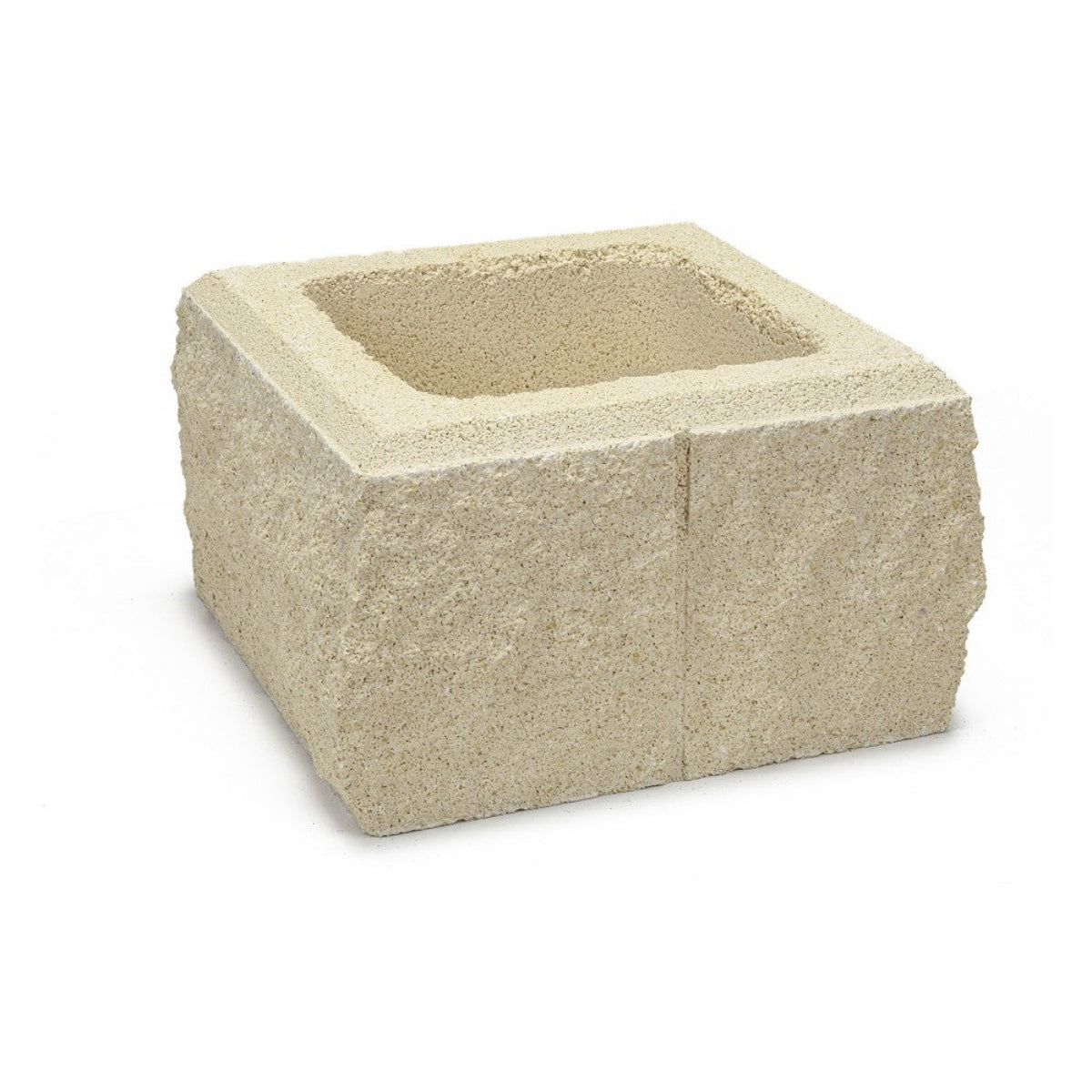 Bloc béton pilier couleur crème